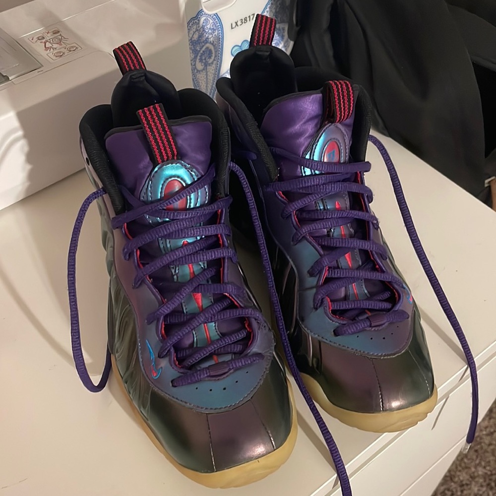 Multi colored nike shoes